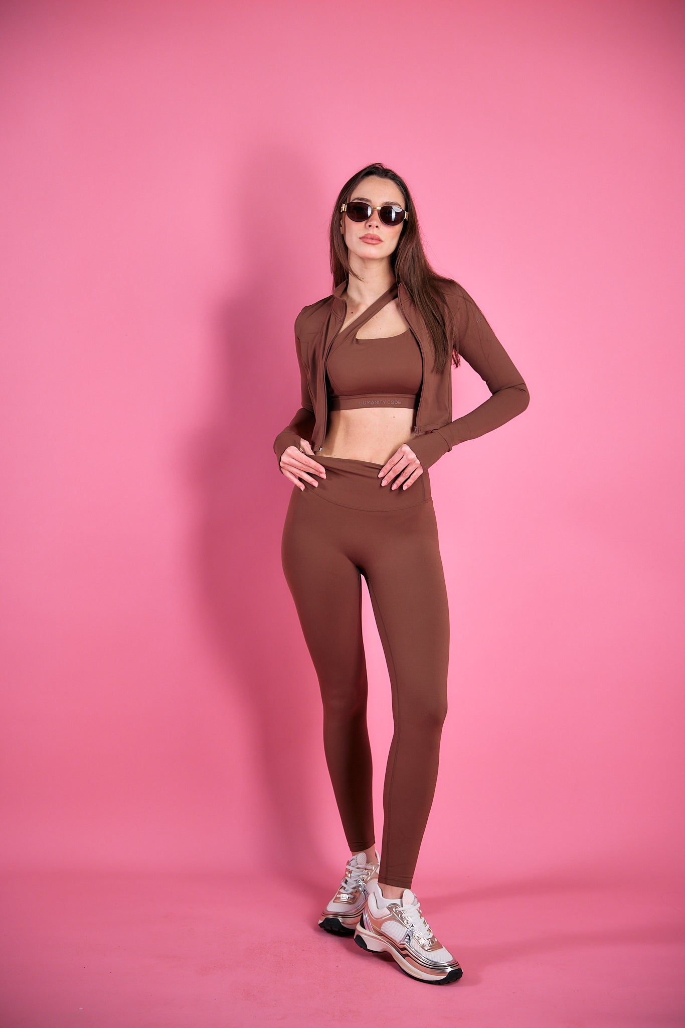 SILK AIRLIFT HIGH-WAIST Sculpt Legging IN mocha mousse