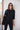 Modest Oversized Cotton Tee — Black