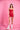 Airbrushed High-Waist Sculpting Mini Shorts in bold red